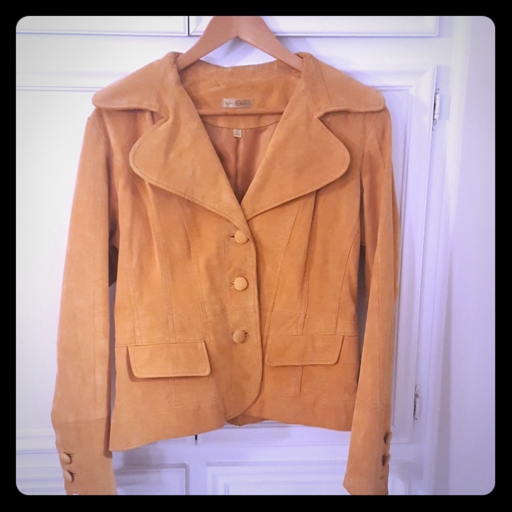 Leather (nubuck) jacket